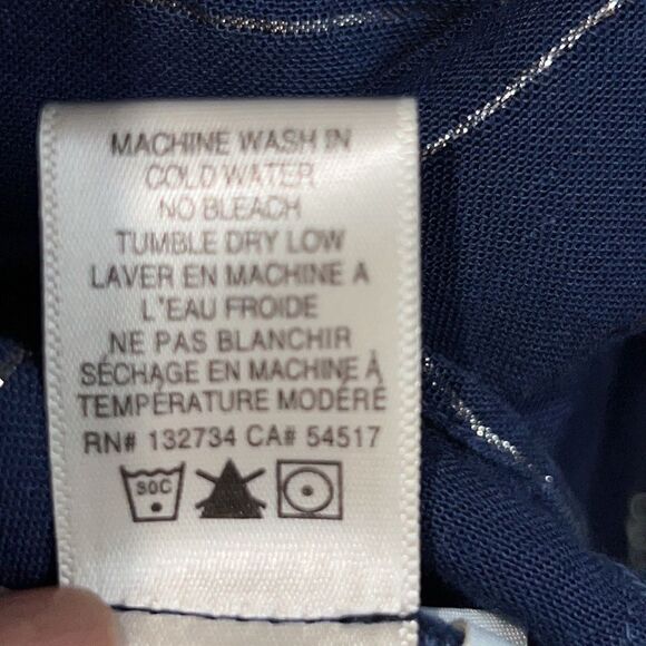 ANTHRO CLOTH & STONE Metallic Striped Linen Blend Blouse-S - Picture 10 of 10